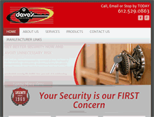 Tablet Screenshot of adaveslock.com